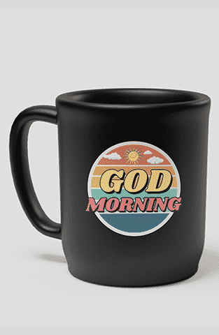 Black Glossy Mug