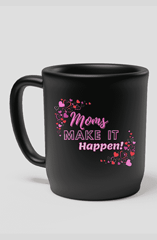 Black Glossy Mug